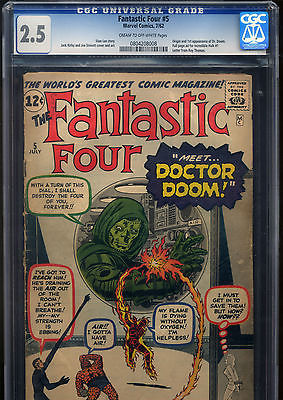 Fantastic Four 5  25 CGC   105000  or Genuine Best Offer