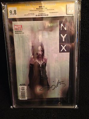 NYX 3 CGC 98 SS  White Pages 1st App X23 signed cover artist Josh Middleton