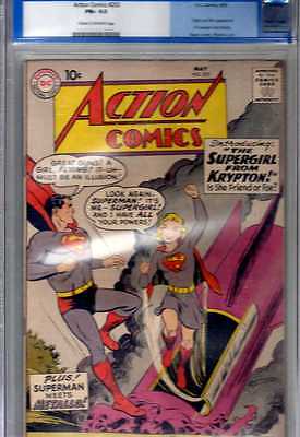 1959 Action Comics 252 CGC 65 FINE 1st Supergirl Classic Golden Age DC