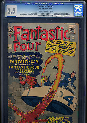 Fantastic Four 3  25 CGC   65000  or Genuine Best Offer