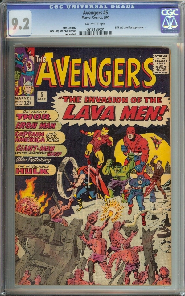 AVENGERS 5 CGC 92  STAN LEE STORY