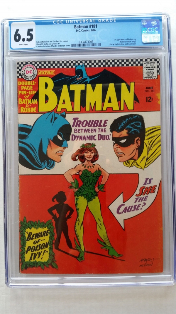 Batman 181 CGC 65 Fine  1st Appearance Poison Ivy