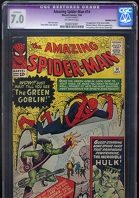 Amazing SpiderMan 14  70 CGC  NOW 100000  OR GENUINE BEST OFFER