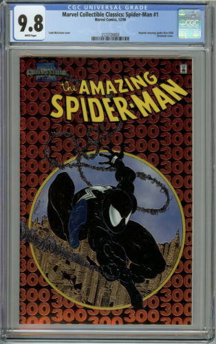 Marvel Collectible Classics 1 Amazing SpiderMan 300 Chromium CGC 98 WP Venom