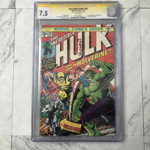 incredible hulk 181 cgc 75 Signature Series