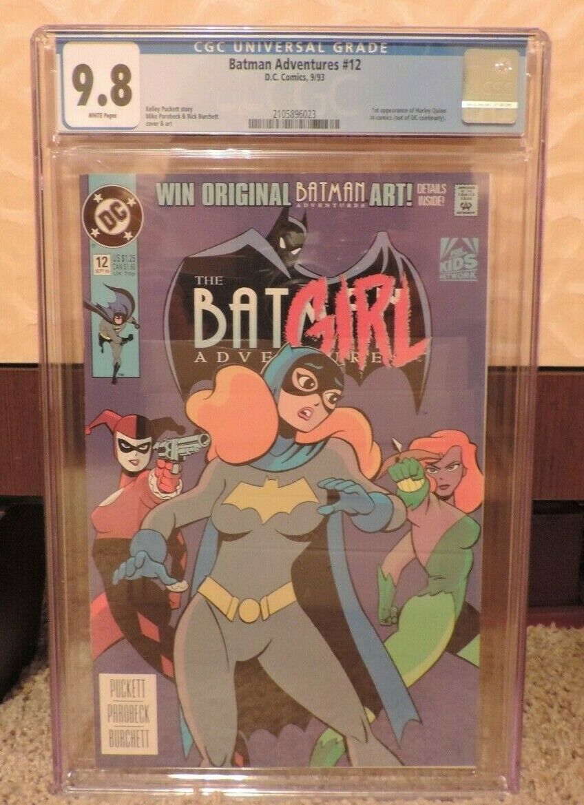 DC Comics Batman Adventures 12 1993 1st Appearance Harley Quinn CGC 98