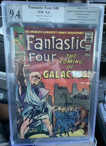 FANTASTIC FOUR 48 1966 PGX 94 NM WP  1ST SILVER SURFER  STAN LEE CGC CBCS