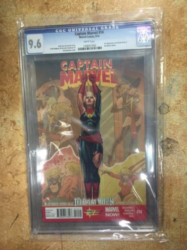 Captain Marvel 14 CGC 96 NM First Appearance of Kamala Khan Ms Marvel