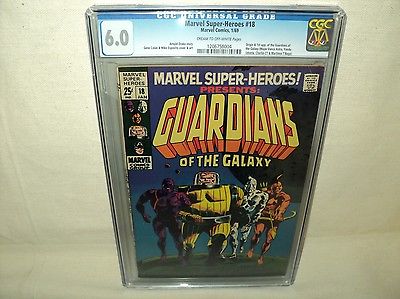 Marvel SuperHeroes 18 CGC 60 COW pg Origin1st Guardians Galaxy c04957