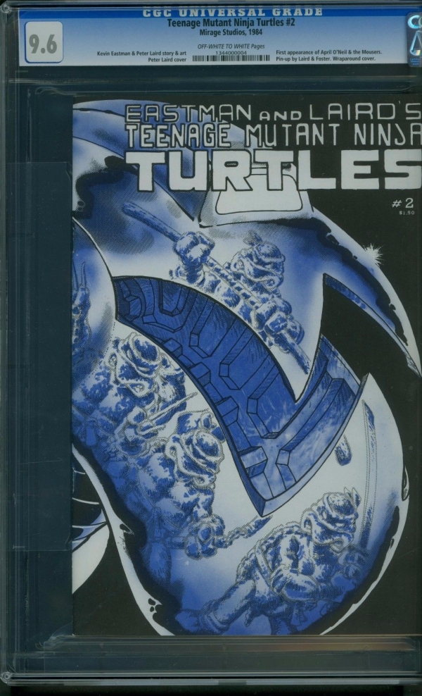 Teenage Mutant Ninja Turtles 2 1984 CGC Graded 96  First Printing  TMNT