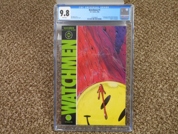 Watchmen 1 cgc 98 1st appearance Dr Manhattan Rorschach 1986 DC REBIRTH movie