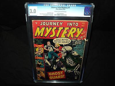 Journey into Mystery 7 CGC 30 COW p ATLAS 1953 precode horror id 15360