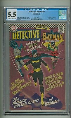 Detective 359 CGC 55 OWW pgs Origin1st app Batgirl DC 1967 c08374