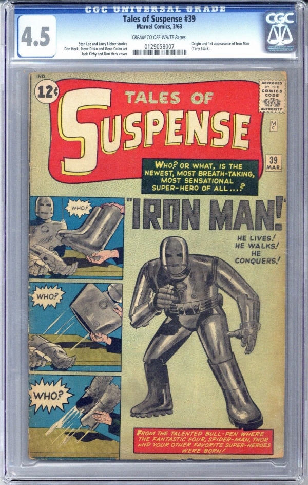 Tales of Suspense 39  CGC 45