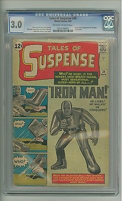 Tales of Suspense 39 CGC 30 OWW p Origin1st app Iron Man Kirby c09478