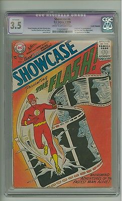 Showcase 4 CGC 35 TRIMMED COW pages Origin1st app SA Flash c09472