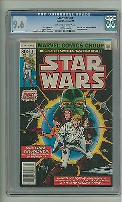 Star Wars 1 CGC 96 OWW pgs A New Hope adaptation Marvel 1977 c07979