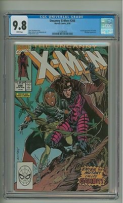 Uncanny XMen 266 CGC 98 White p 1st full app Gambit Mystique app c09488