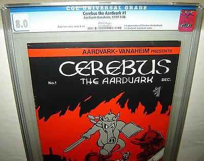 Cerebus the Aardvark 1 CGC 80 1st Print 1st App Cerebus 1977 D SIM r00071