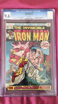 IRON MAN 54 CGC 96 WHITE PAGES 1ST MOONDRAGON MACEVIL