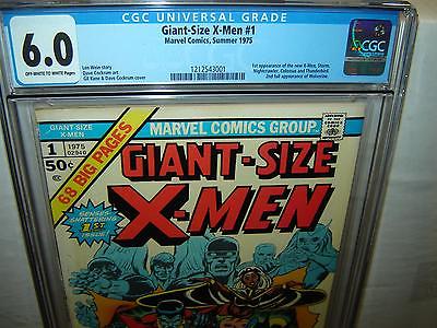 GiantSize XMen 1 CGC 60 OWW p 1st New XMen 1975 Marvel r00046