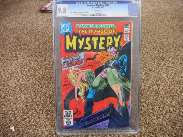 House of Mystery 290 cgc 98 first appearance of I Vampire 1981 1st print WHITE 