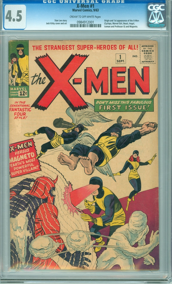Xmen 1 CGC 45 VG Marvel 1963 1st Appearance and Origin of Xmen  Magneto