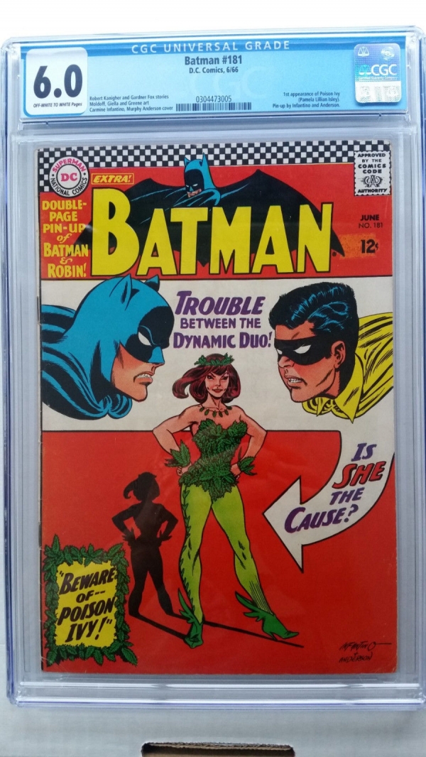 Batman 181 CGC 60 Fine  1st Appearance Poison Ivy