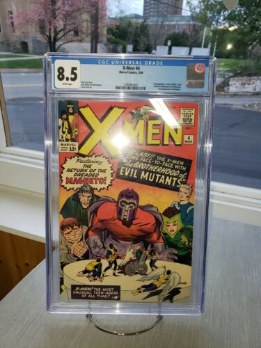 XMen 4 CGC 85 WP 1964 1st App Quicksilver Scarlet Witch Toad 2nd Magneto