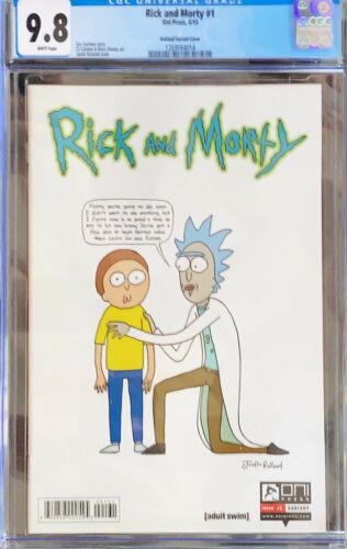rick and morty 1 cgc 98 Roiland variant 