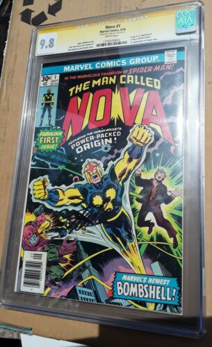 Nova 1 cgc 98 SS signed by Stan Lee 1st appearance of Nova