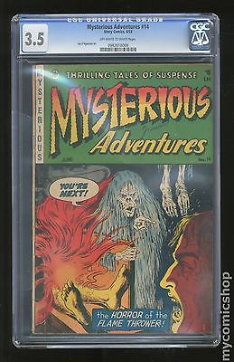 Mysterious Adventures 1951 14 CGC 35 0982618008