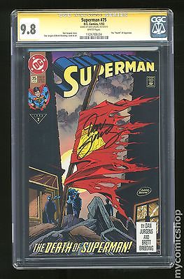 Superman 1987 2nd Series 75ADIRECT CGC 98 SS 1126788034