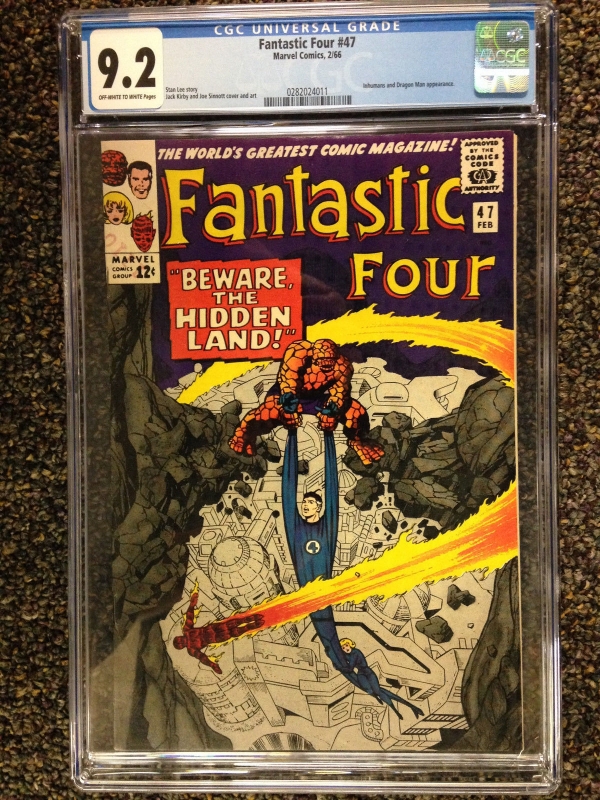 THE FANTASTIC FOUR 1966 47 CGC 92 NM 1ST APPEARANCE OF MAXIMUS INHUMANS