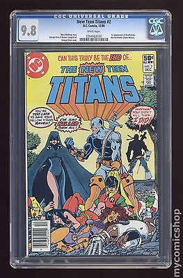 New Teen Titans 1980 Tales of  2 CGC 98 1264063030