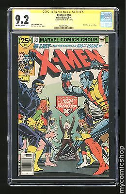 Uncanny XMen 1963 1st Series 100 CGC 92 SS 1316568002