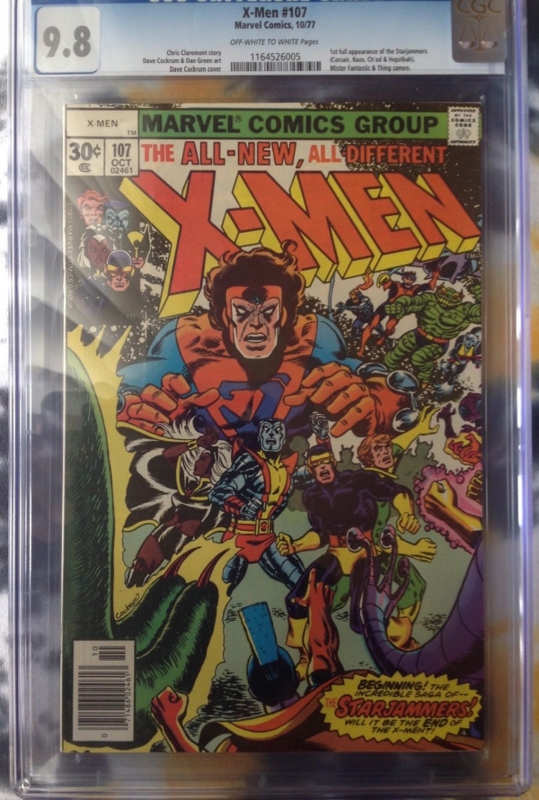 XMEN 107 CGC 98 like CBCS  PGX Marvel Comics  very rare high grade