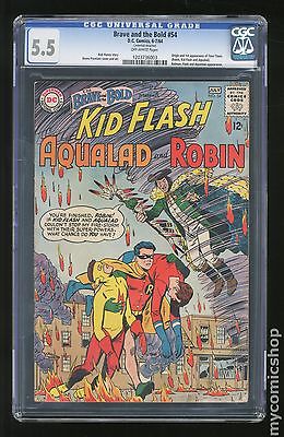 Brave and the Bold 1955 1st Series DC 54 CGC 55 1203736003