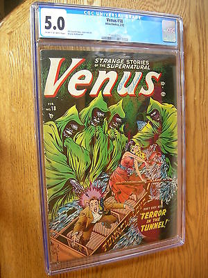 Venus 18 CGC 50 Classic Bill Everett cover