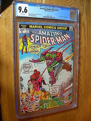 The Amazing SpiderMan 122 CGC 96 white Green Goblin dies