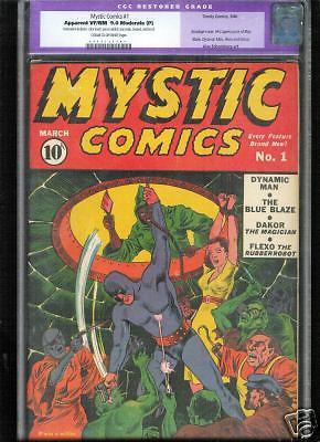 Mystic Comics 1  CGC 90  VFNM  Restored No Reserve