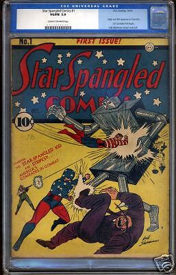 Star Spangled Comics 1  CGC  50 VGFN  Universal No Reserve