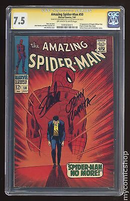 Amazing SpiderMan 1963 1st Series 50 CGC 75 SS 1191372011