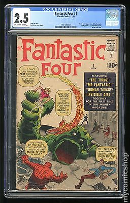 Fantastic Four 1961 1st Series 1 CGC 25 1397595001