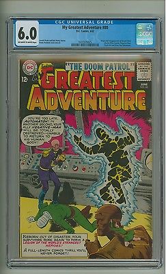 My Greatest Adventure 80 CGC 60 OWW p Origin1st app Doom Patrol c12819