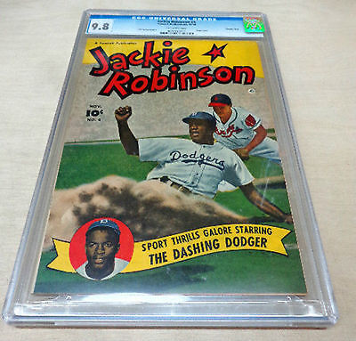 JACKIE ROBINSON 4 Highest Grade CGC 98  1950  Valued at 2750  