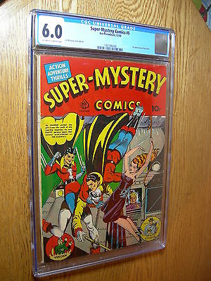 SuperMystery Comics 5 CGC 60 first appearance of the Clown Scarce 1940