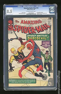 Amazing SpiderMan 1963 1st Series 16 CGC 85 1205184009