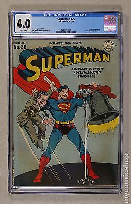 Superman 1939 1st Series 26 CGC 40 1293261006