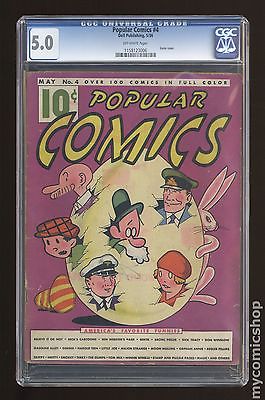 Popular Comics 1936 4 CGC 50 1158123006